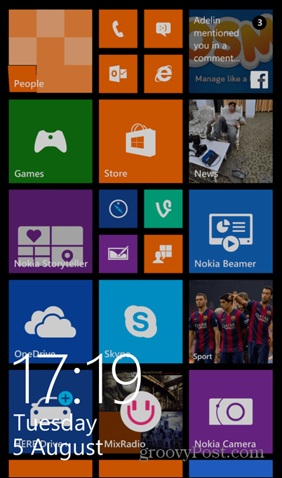 Screenshot-Sperre für Windows Phone 8.1 aktiviert