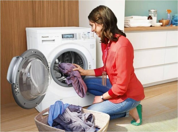 Wie benutzt man die Waschmaschine?