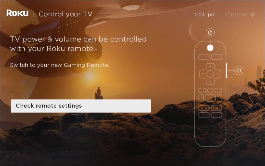 Roku Remote Volume funktioniert nicht