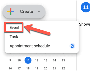 Google-Kalender-Ereignis