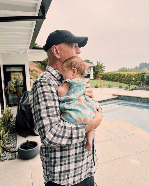 Bruce Willis und sein Enkel