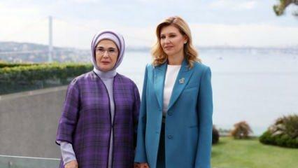 Emine Erdogan Olena Zelenska, Ehefrau des Präsidenten der Ukraine