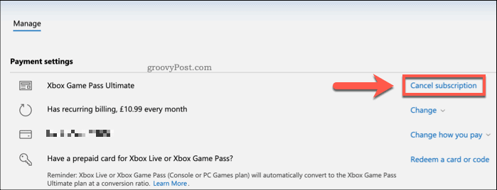 Kündigen Sie ein Xbox-Abonnement