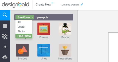 Suchen Sie in DesignBold nach einem kostenlosen Hintergrundfoto.