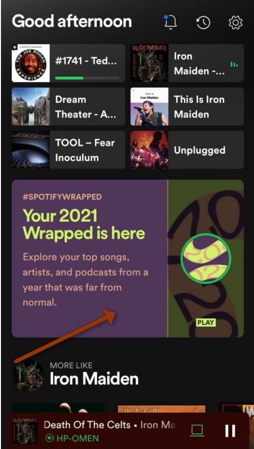 Starten Sie Spotify Wrapped