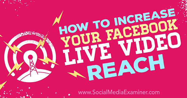 Verbesserung der Leistung von Facebook Live-Videos