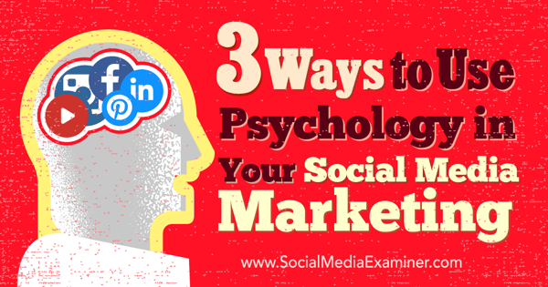 Psychologie im Social Media Marketing