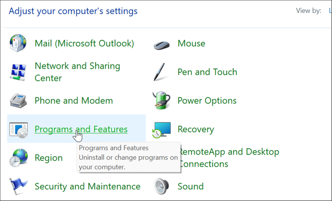 Programme und Funktionen verwalten optionale Funktionen unter Windows 11