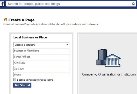 Erstellung von Facebook-Business-Seiten