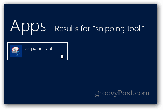 Snipping Tool Ergebnisse