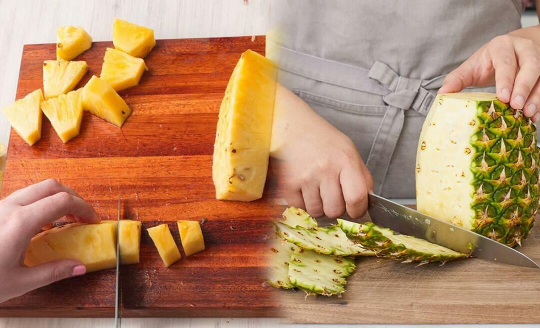 Wie schält man am einfachsten Ananas? Wie schneidet man eine Ananas? Welche Methoden zum Schälen von Ananas gibt es?