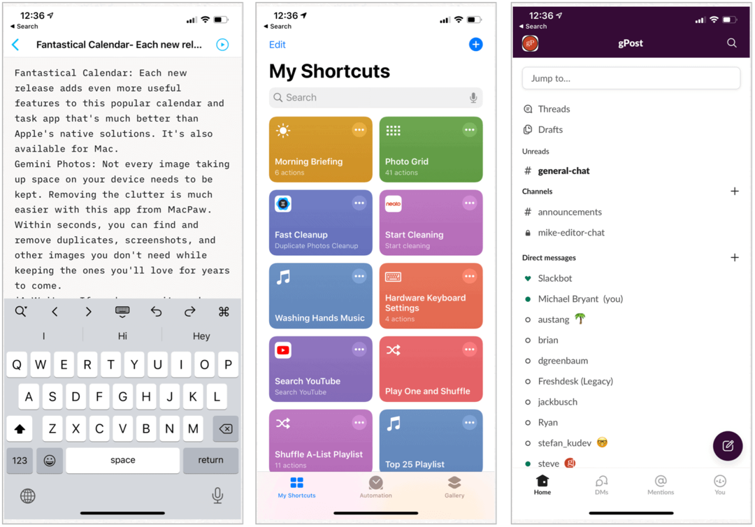 Der 2020 GroovyPost-Leitfaden zu den besten iOS-Apps, die Sie verwenden sollten
