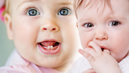 Was ist gut zum Zahnen bei Babys? Wenn der erste Zahn herauskommt, die Symptome! Zündung...