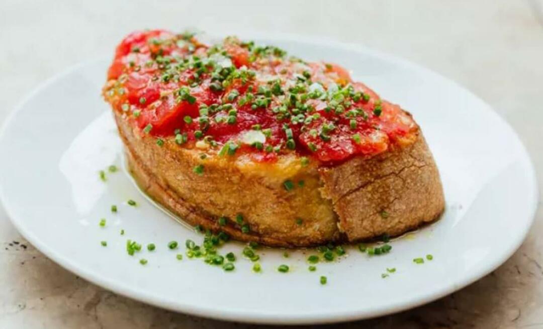 Das unverzichtbare Rezept der spanischen Küche! Wie macht man Pan con Tomate? Rezept für Tomatenbrot