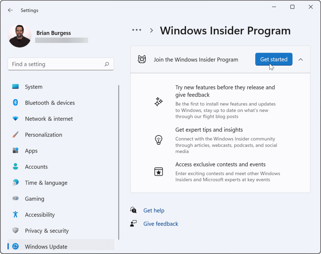 So treten Sie dem Windows-Insider-Programm unter Windows 11 bei