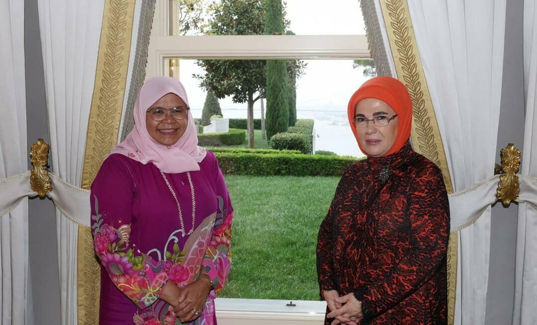 First Lady Erdoğan traf sich mit der Exekutivdirektorin von UN Habitat, Maimunah Mohd Sharif! 