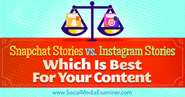 Snapchat-Geschichten gegen Instagram-Geschichten
