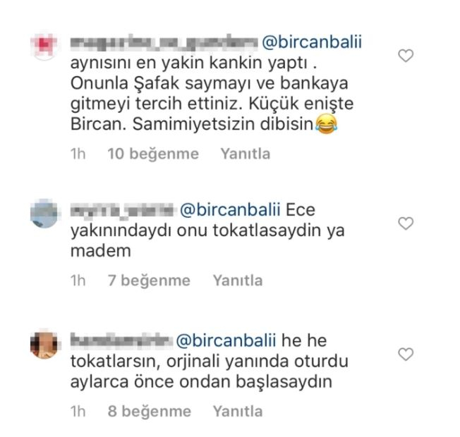 Es gab eine Reaktion auf Bircan Balis Kommentar zu "Untreu"!