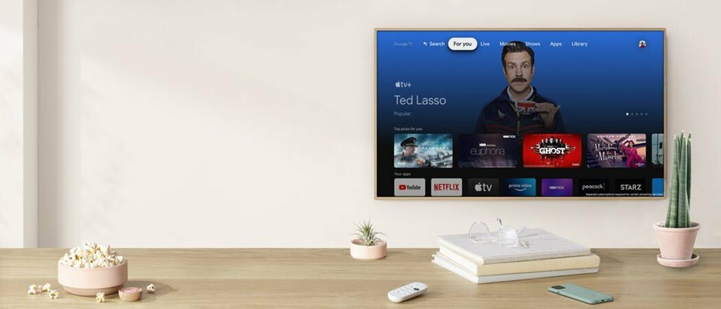 Apple TV kommt mit Google TV zu Chromecast