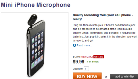 Mini-iPhone-Mikrofon