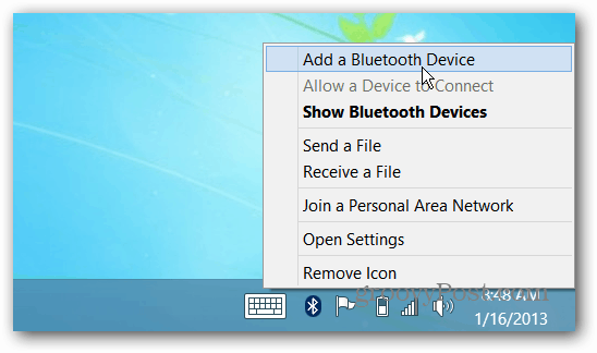 Fügen Sie ein Bluetooth-Gerät hinzu