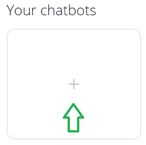 Starten Sie einen neuen Chatbot auf Chatfuel.