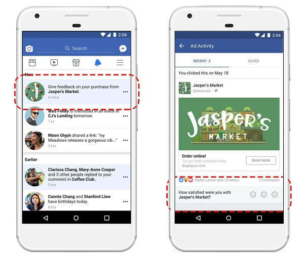 Facebook startet eine neue E-Commerce-Überprüfungsoption in seinem Dashboard "Aktuelle Werbeaktivitäten", mit der Käufer Feedback zu Produkten geben können, die auf Facebook beworben werden.