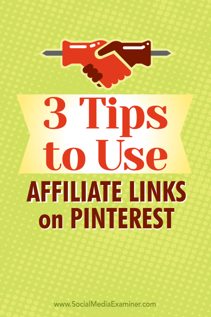Tipps zu drei Möglichkeiten, um Links auf Pinterest zu verknüpfen.