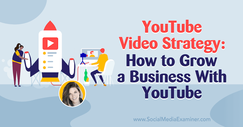 YouTube-Videostrategie: So wachsen Sie ein Geschäft mit YouTube mit Erkenntnissen von Sunny Lenarduzzi im Social Media Marketing Podcast.