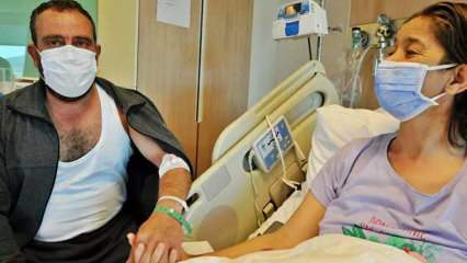 İpek Koca, der mit einem Krankenhausschock konfrontiert war, gab seiner Frau eine Niere!
