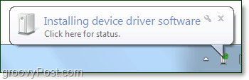 Warten Sie, bis Windows 7 die Installation Ihrer Bluetooth-Gerätetreiber abgeschlossen hat
