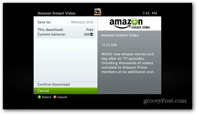 Amazon Instant Video jetzt auf Xbox 360