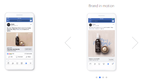 Der Creative Shop von Facebook hat einen neuen Produktionsansatz namens "Create to Convert" eingeführt, der einfach ist Framework zum Hinzufügen von leichten Bewegungen zu Standbildern, um überzeugender und effektiver zu wirken Direct-Response-Anzeigen.