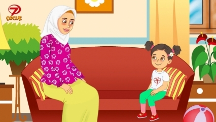 Neugieriges Kind und Mutter: Koran