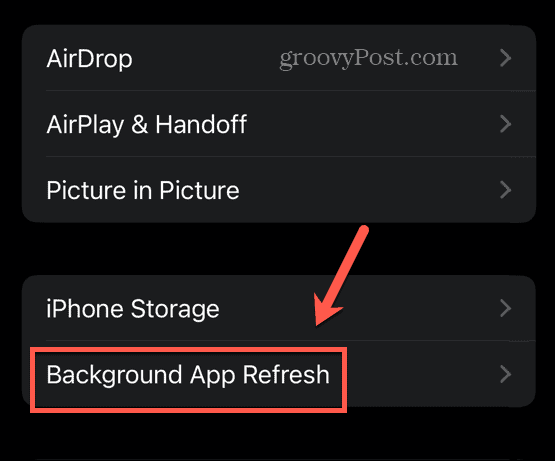 Aktualisierung der iOS-Hintergrund-App