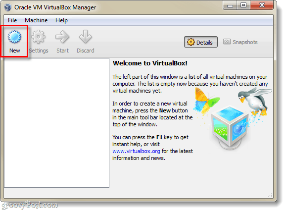 Erstellen Sie eine virtuelle Virtualbox-Maschine