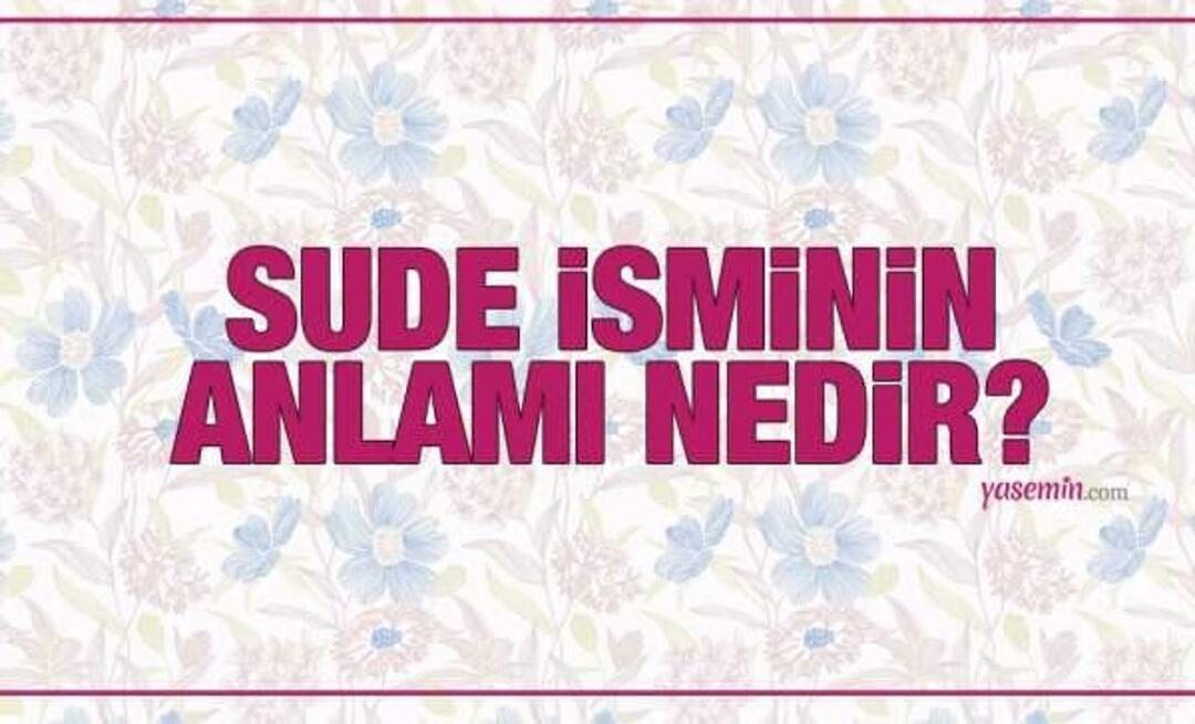 Was bedeutet der Name Sude? Wird der Name Sude im Koran erwähnt? Wie viele Menschen tragen den Nachnamen Sude?