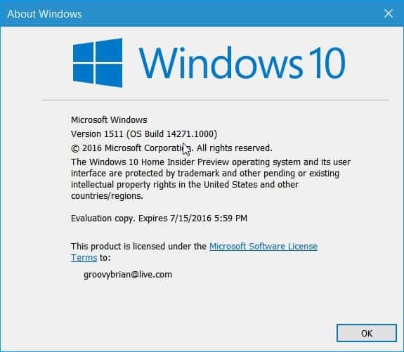 Windows 10 Redstone Build 14271 für Insider freigegeben (auch für Mobilgeräte)