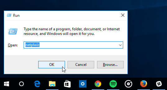 Windows 10 Dialogfeld "Ausführen"