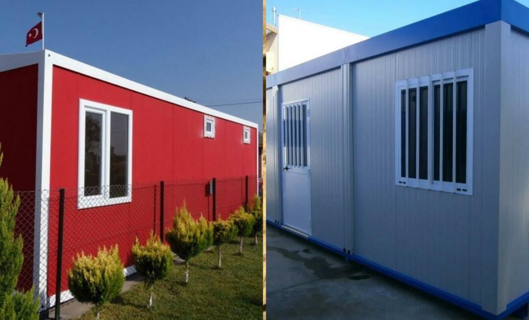 Was ist ein Containerhaus? Was macht ein Containerhaus? Containerhaus nach Erdbeben