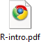 Google Chrome PDF-Symbol