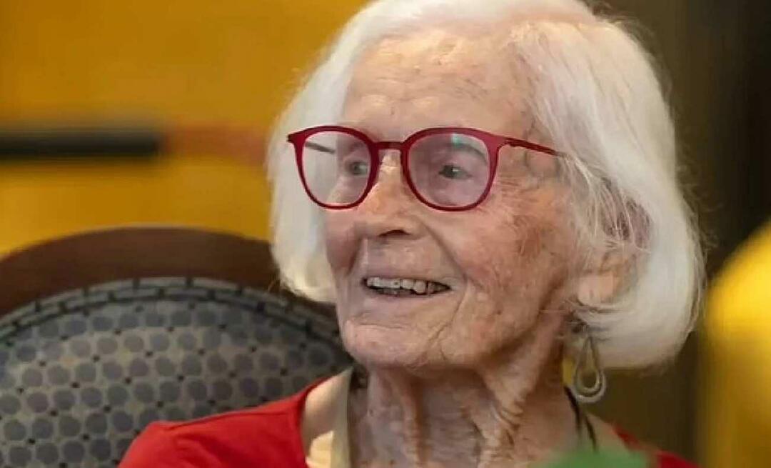 102-jährige Frau verriet das Geheimnis eines langen und gesunden Lebens! Sehen Sie, was er sagt