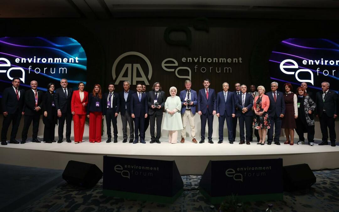 Emine Erdoğan dankte der Agentur Anadolu auf dem Internationalen Umweltforum