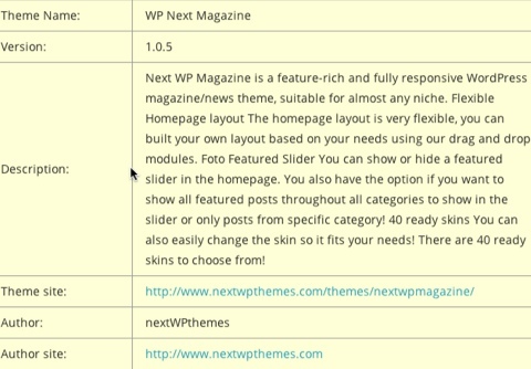 WordPress-Themendetektor