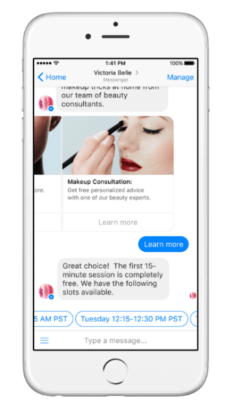 Facebook Messenger bietet definierte Engagement-Modelle, einschließlich zeitbasierter Kriterien für Antworten und Standards für Abonnements.