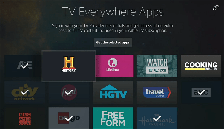TV überall Apps