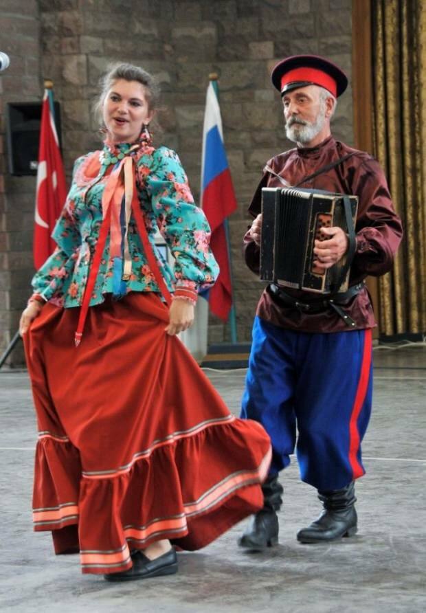 Russische Kosaken Chor, 2019 Türkei-Russland 