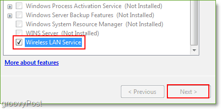 Screenshot - Windows Server 2008 Aktivieren Sie die Wireless Lan-Dienstfunktion