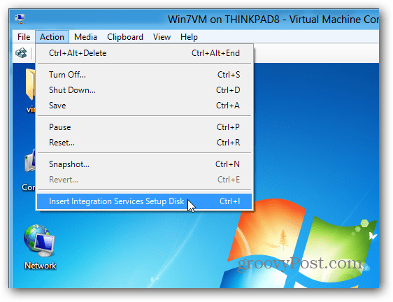 Installieren Sie Integration Services auf Hyper-V-VMs in Windows 8