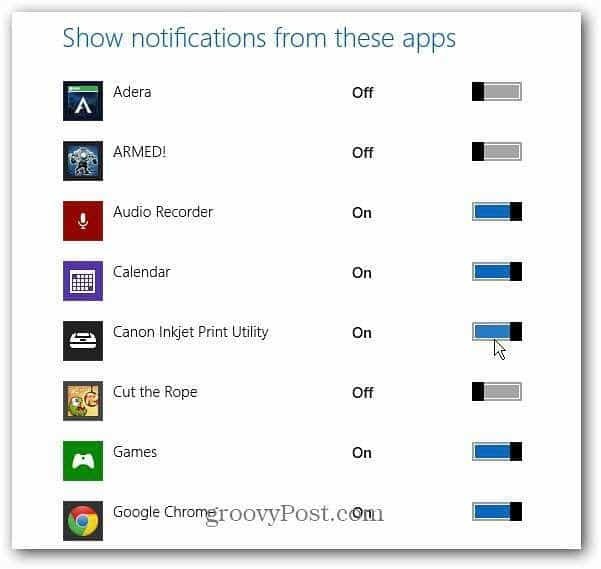 Spezifische Windows 8-Apps